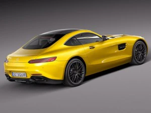 Mercedes-Benz AMG GT S 2016 3D Model