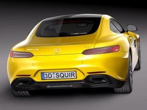 Mercedes-Benz AMG GT S 2016 3D Model
