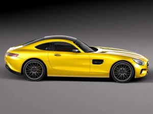 Mercedes-Benz AMG GT S 2016 3D Model