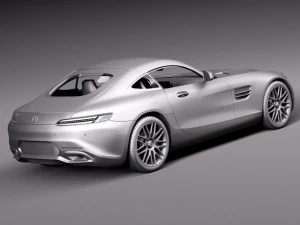 Mercedes-Benz AMG GT S 2016 3D Model