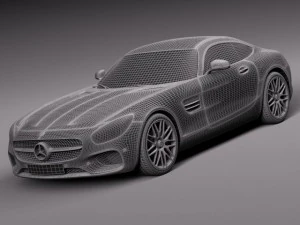Mercedes-Benz AMG GT S 2016 3D Model
