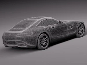 Mercedes-Benz AMG GT S 2016 3D Model