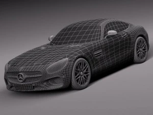 Mercedes-Benz AMG GT S 2016 3D Model