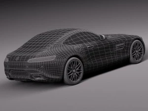 Mercedes-Benz AMG GT S 2016 3D Model