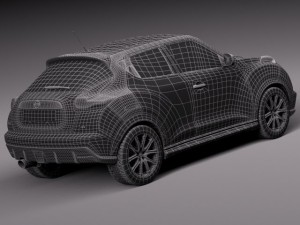 Nissan Juke Nismo RS 2015 3D Модель