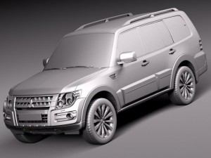 Mitsubishi Pajero Full 2015 Modelo 3D