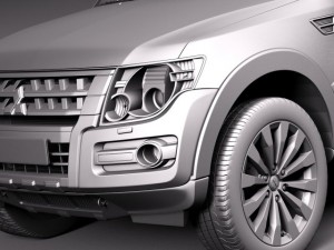 Mitsubishi Pajero Full 2015 Modelo 3D