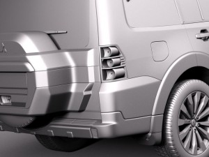 Mitsubishi Pajero Full 2015 Modelo 3D