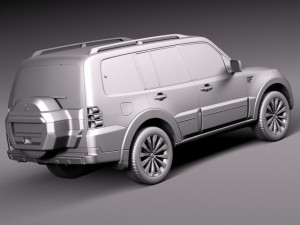 Mitsubishi Pajero Full 2015 Modelo 3D