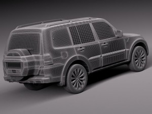 Mitsubishi Pajero Full 2015 Modelo 3D