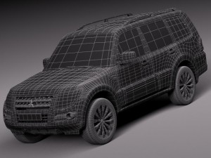 Mitsubishi Pajero Full 2015 Modelo 3D