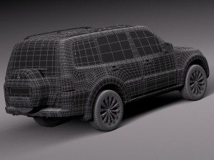 Mitsubishi Pajero Full 2015 Modelo 3D