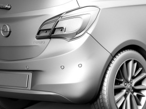 Opel Corsa 3-door 2015 3D-Modell
