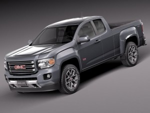 GMC Canyon 2015 Modelo 3D
