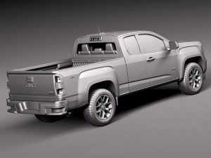 GMC Canyon 2015 Modèle 3D