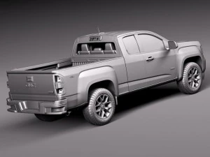 GMC Canyon 2015 3D Model