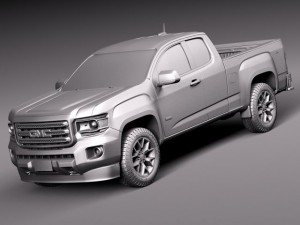 GMC Canyon 2015 Modèle 3D