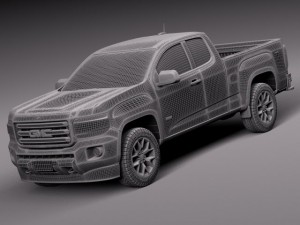 GMC Canyon 2015 Modèle 3D