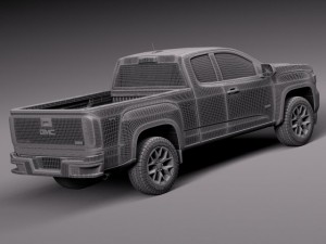 GMC Canyon 2015 Modèle 3D