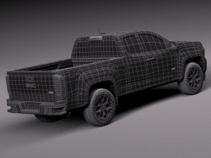 GMC Canyon 2015 Modèle 3D