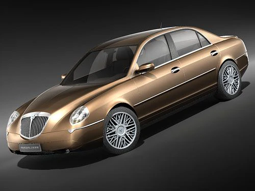 Lancia Thesis 3D Model .c4d .max .obj .3ds .fbx .stl .blend 