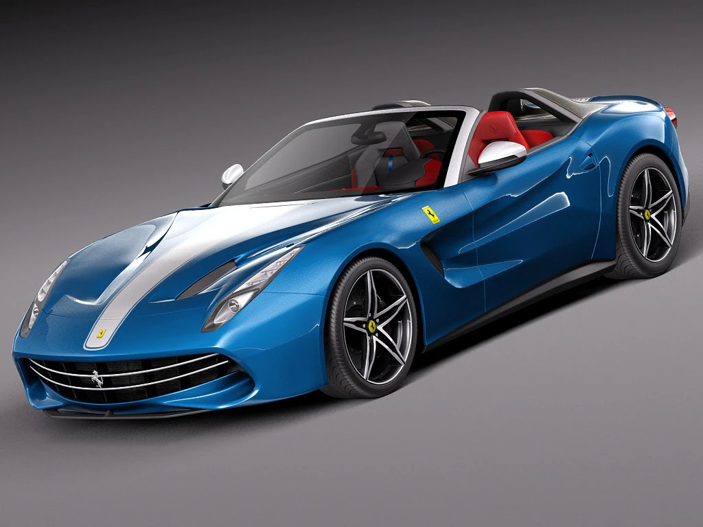Ferrari F60 America 2015 3D Model .c4d .max .obj .3ds .fbx .stl .blend 