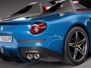Ferrari F60 America 2015 3D Model