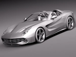 Ferrari F60 America 2015 3D Model