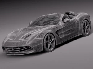 Ferrari F60 America 2015 3D Model