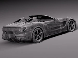 Ferrari F60 America 2015 3D Model