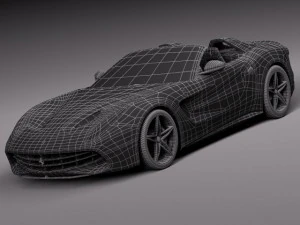Ferrari F60 America 2015 3D Model