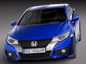 Honda Civic Sport 2015 Model 3D