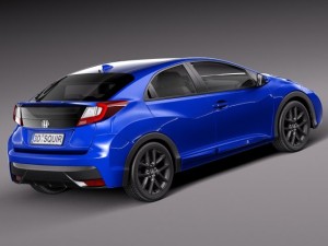 Honda Civic Sport 2015 Model 3D