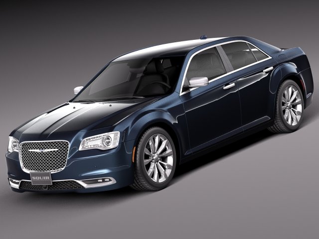 Chrysler 300 2015 Modèle 3D .c4d .max .obj .3ds .fbx .stl .blend