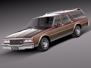 Chevrolet Caprice Estate Wagon 1978 Modelo 3D