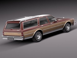 Chevrolet Caprice Estate Wagon 1978 3D 模型