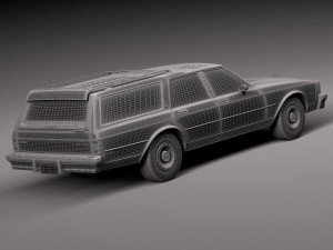 Chevrolet Caprice Estate Wagon 1978 3D 模型