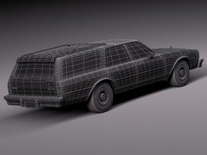 Chevrolet Caprice Estate Wagon 1978 3D 模型