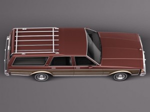 Chevrolet Caprice Estate Wagon 1978 3D 模型