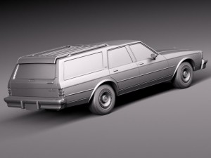 Chevrolet Caprice Estate Wagon 1978 3D 模型