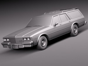 Chevrolet Caprice Estate Wagon 1978 3D 模型