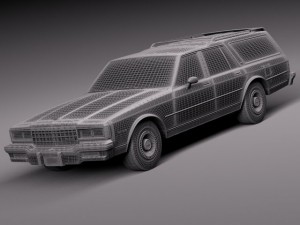 Chevrolet Caprice Estate Wagon 1978 3D 模型
