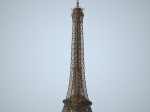 Eiffel Tower High Detailed 3D Model