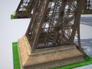 Eiffel Tower High Detailed 3D Model