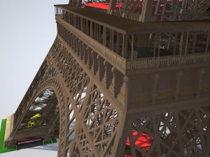 Eiffel Tower High Detailed 3D Model