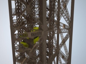 Eiffel Tower High Detailed 3D Model