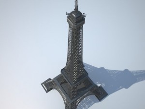 Eiffel Tower High Detailed 3D Model