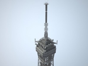 Eiffel Tower High Detailed 3D Model