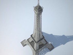 Eiffel Tower High Detailed 3D Model