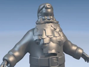 Santa Claus Rigged 3D Model